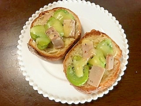 簡単☆そら豆のトースト